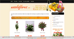 Desktop Screenshot of nosoloflores.com
